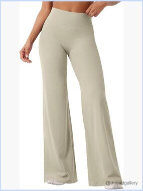 No Front Seam Yoga Leggings High Waist Straight Leg 29-35in